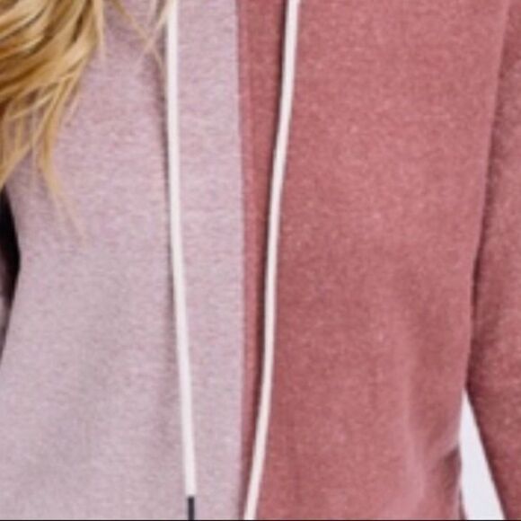 Two Tone Asymmetrical Hoodie - Picture 11 of 15